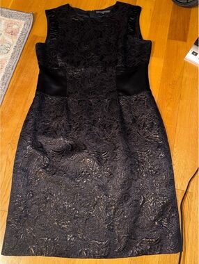 Antonio Melani black shimmer cocktail dress